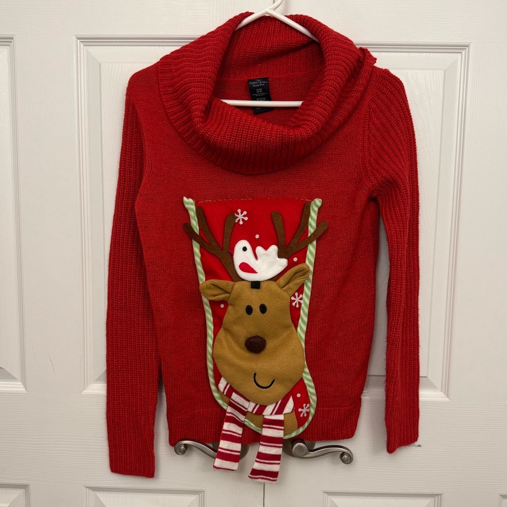 Red Reindeer Sweater